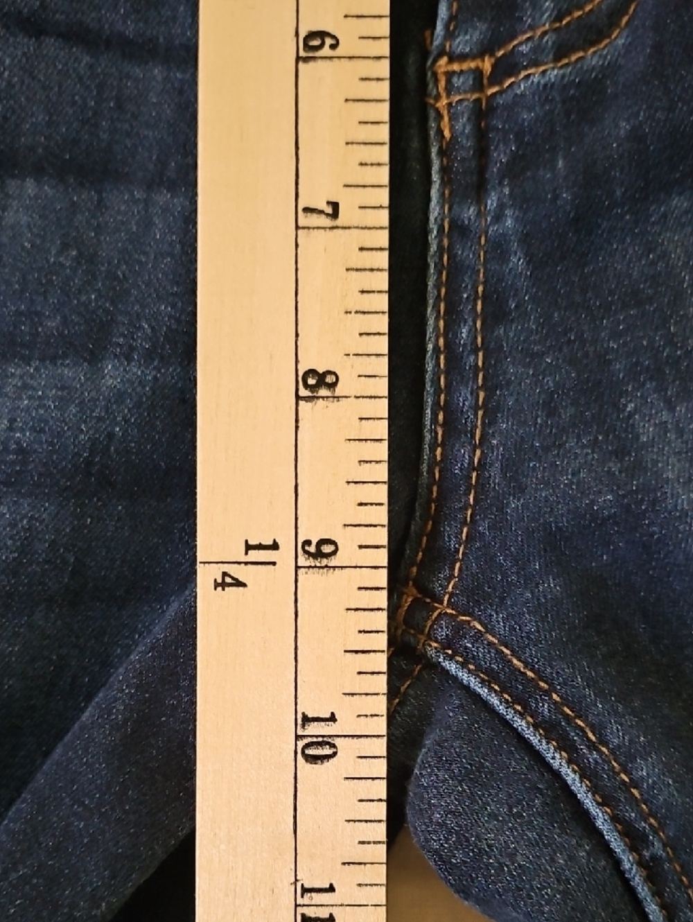 Ashley Mason Mid-Rise  Floral Embroidered Bootcut Jeans- Size 7 - Picture 6 of 10